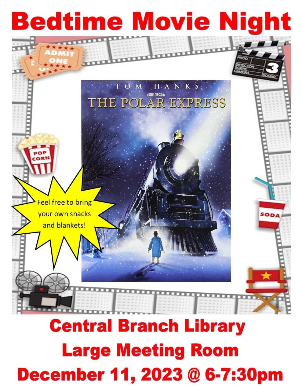 The Polar Express Movie Program at Central Branch Library