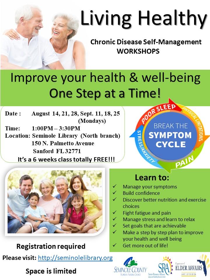 Chronic Disease Self-Management Workshops at North Branch Library