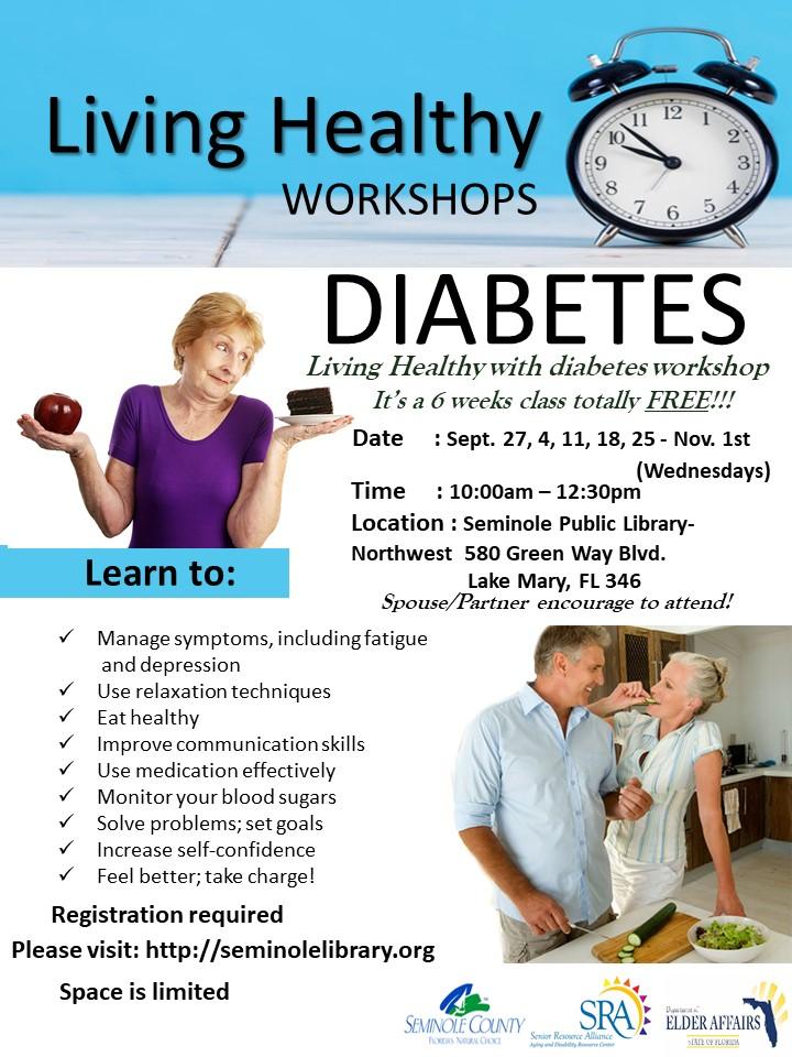 Diabetes Self Management Workshops at Northwest Branch Library