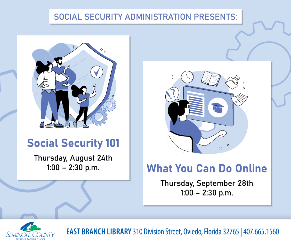 Social Security Administration Presents Programs at the East Branch Library