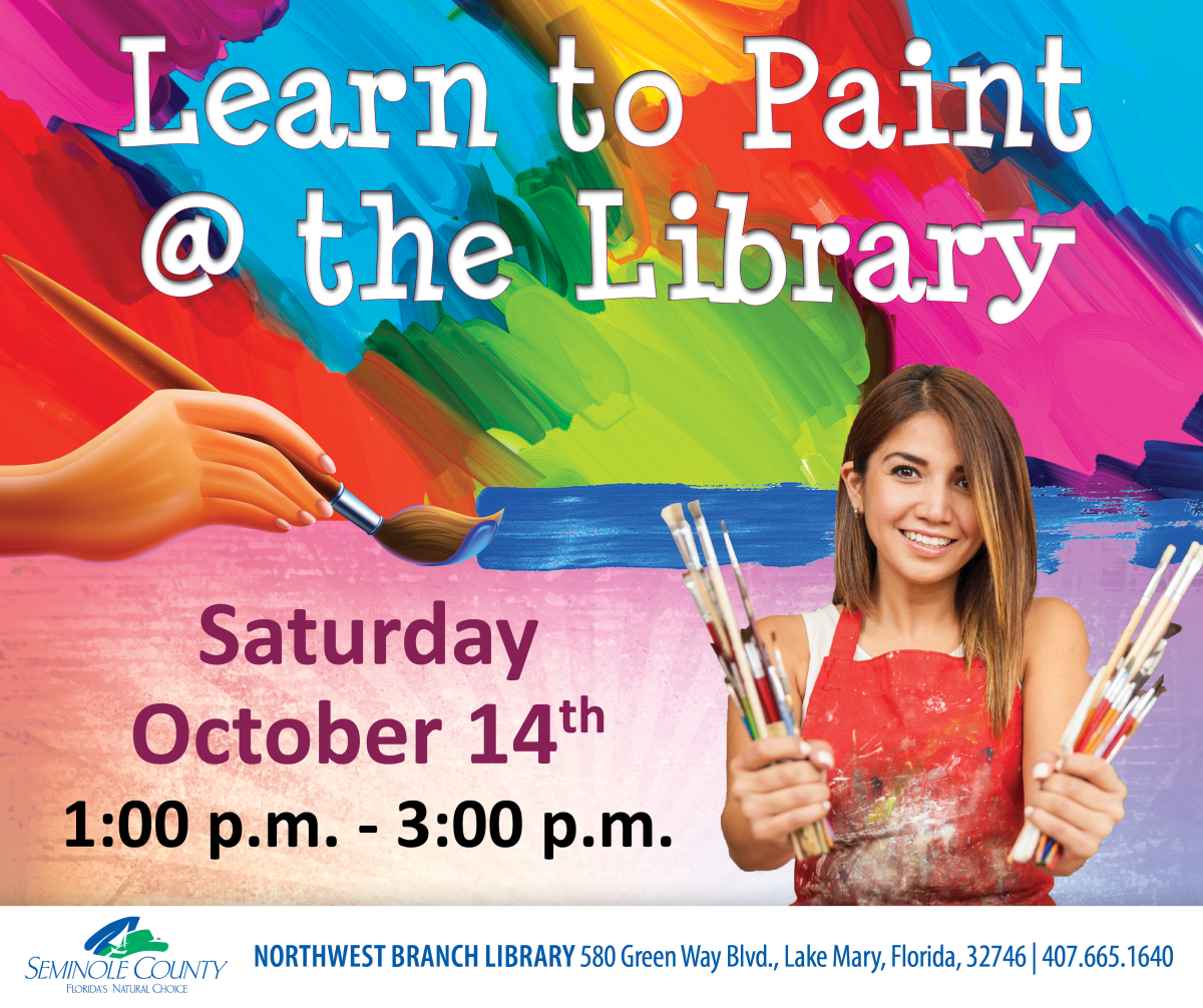 Learn to Paint at the Northwest Branch Library