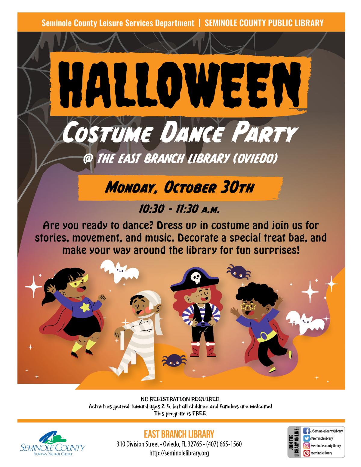 Halloween Costume Dance Party - East