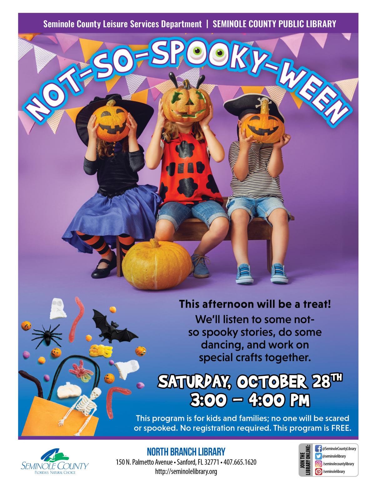 Not-So-Spooky-Ween at North Branch Library