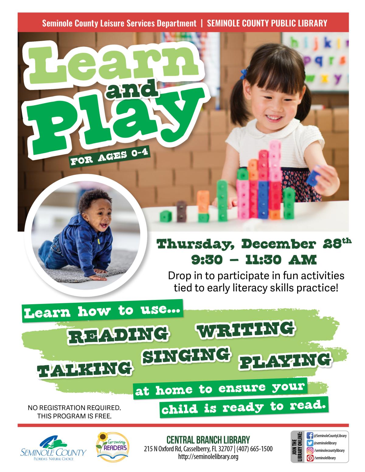 Learn and Play - Central Branch Library