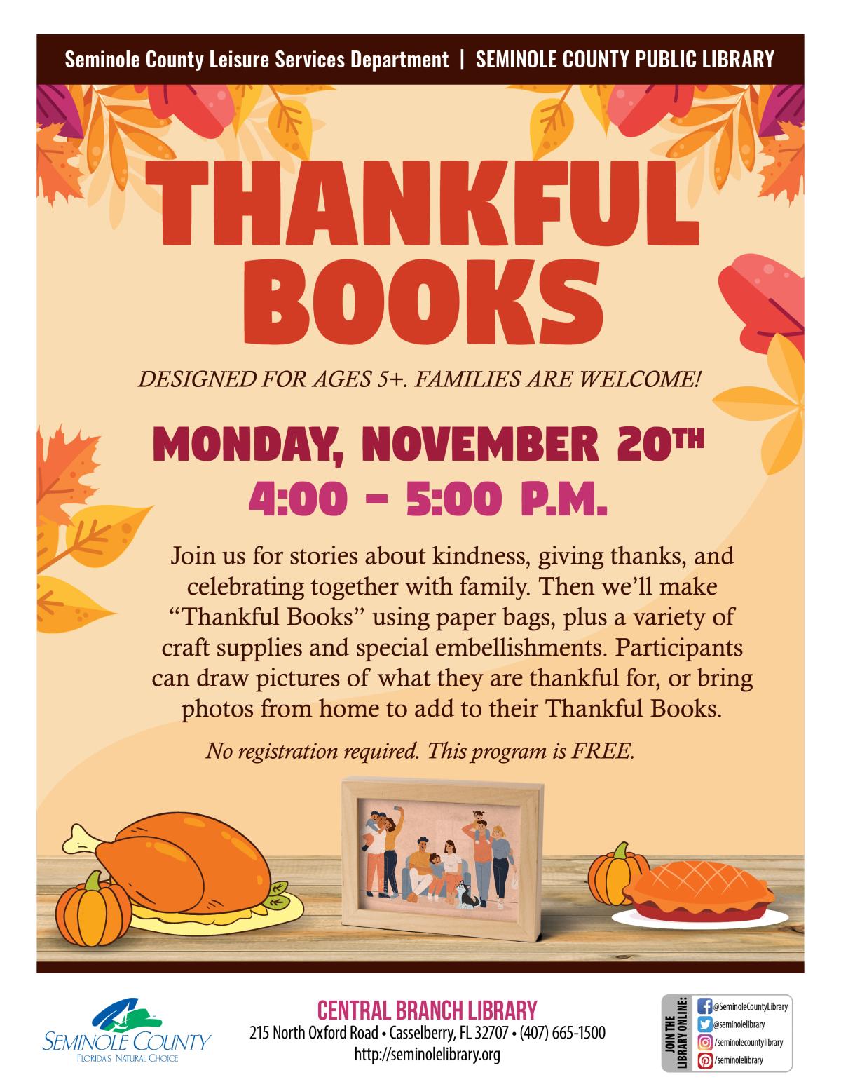 Thankful Books - Central Branch Library