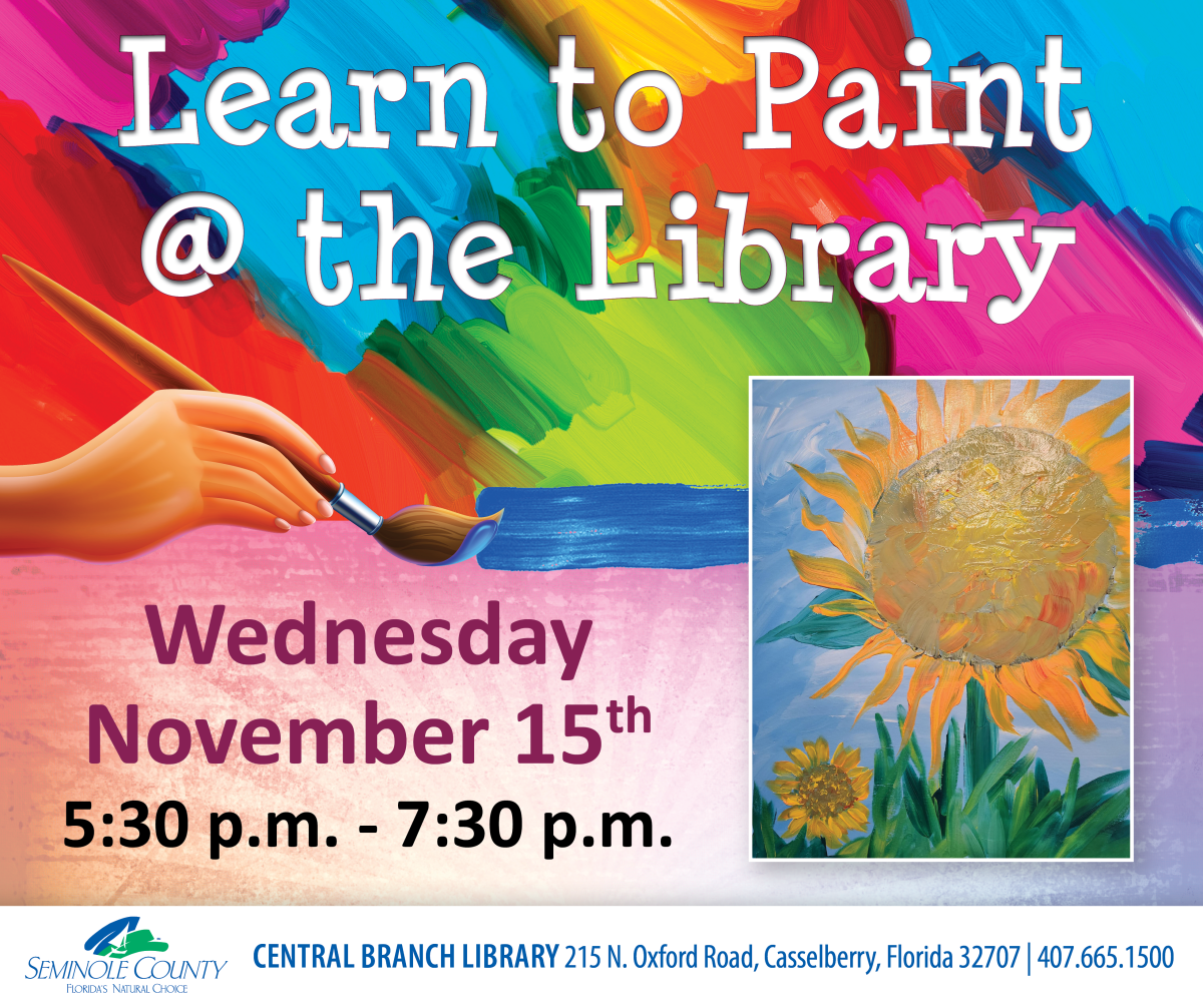 Learn to Paint at the Central Branch Library