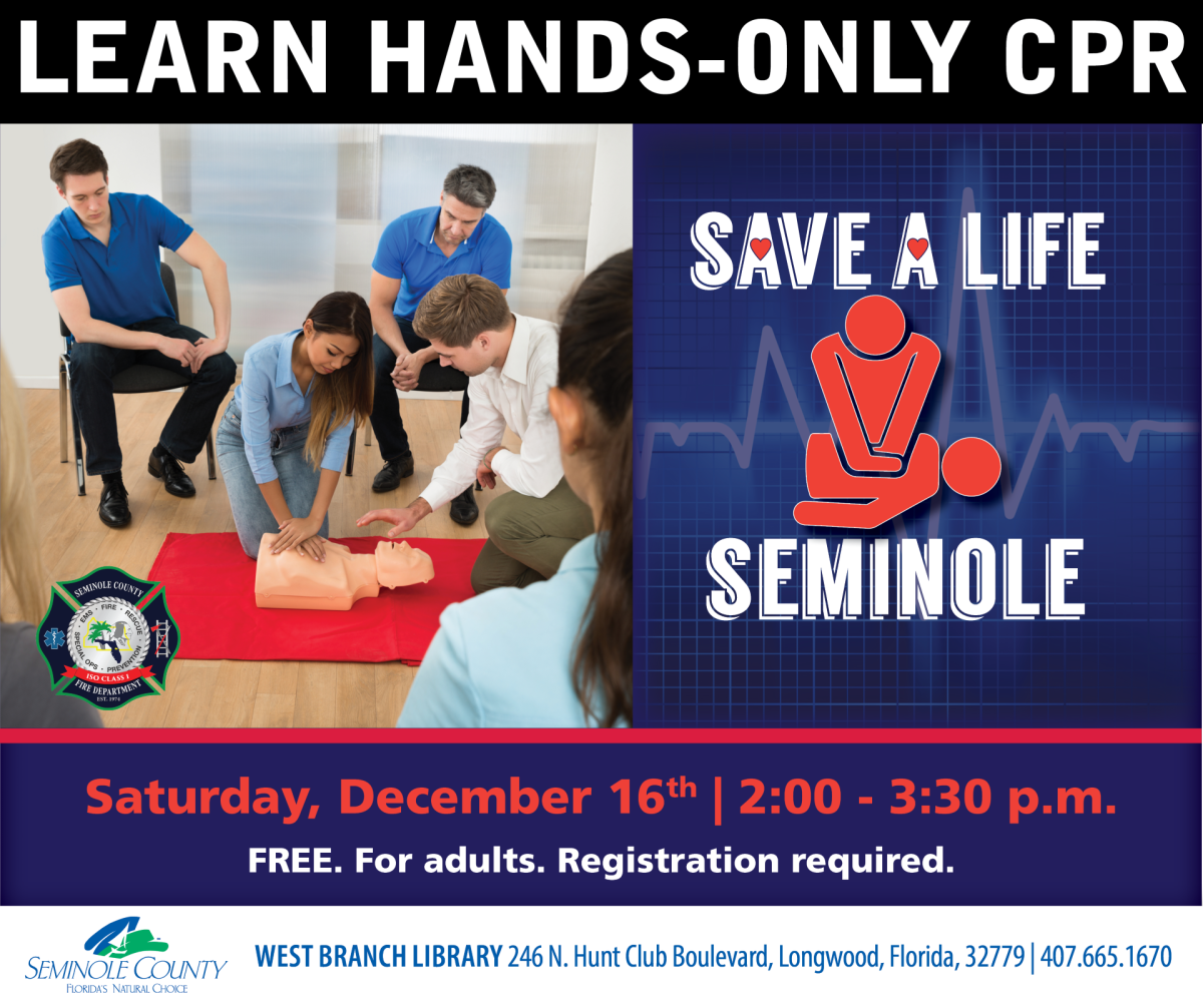 Hands Only CPR & AED program at West Branch Library