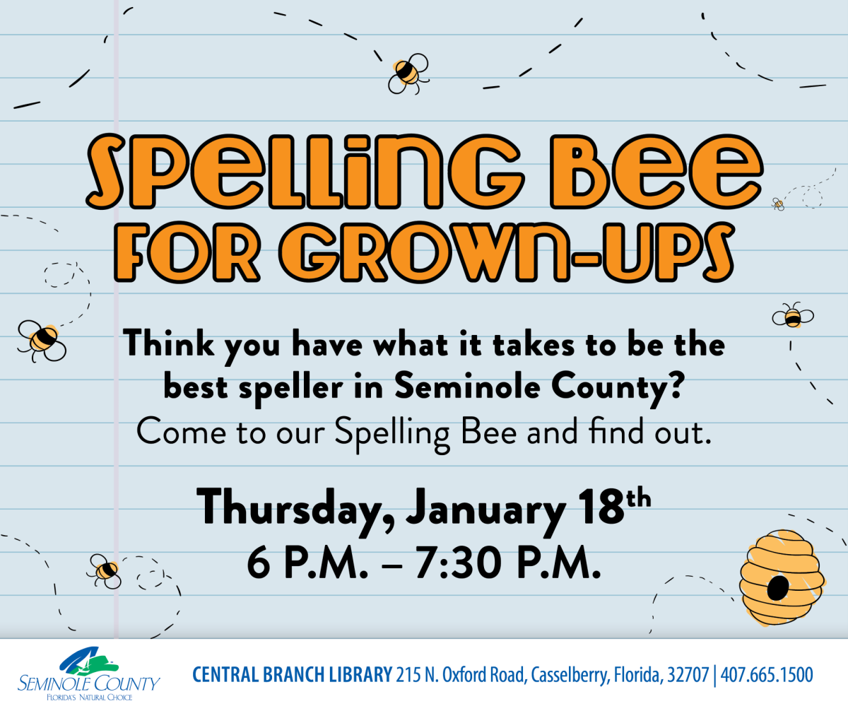 Spelling Bee for Grown-ups at Central Branch Library