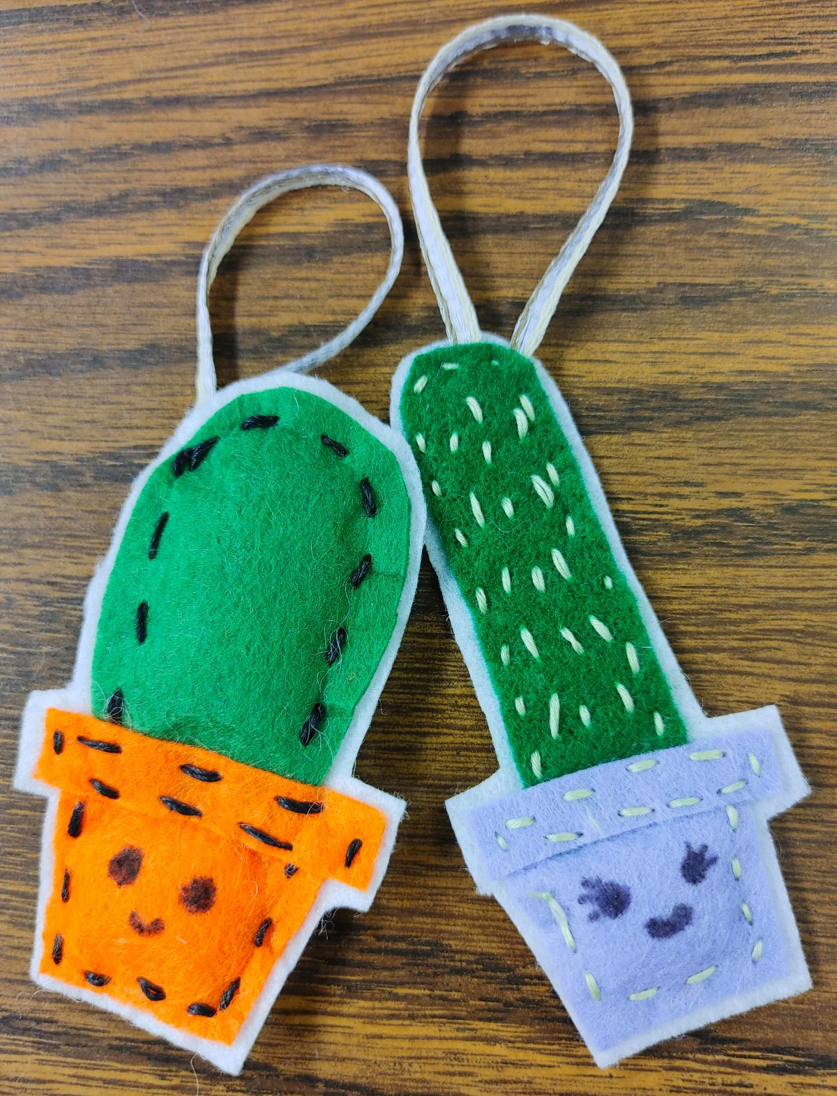 Cactus keychains