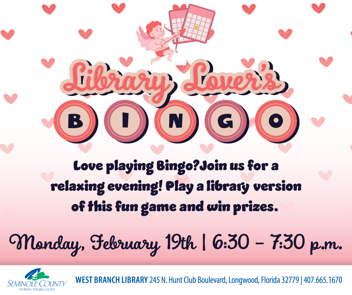 Library Lovers Bingo @ West Branch