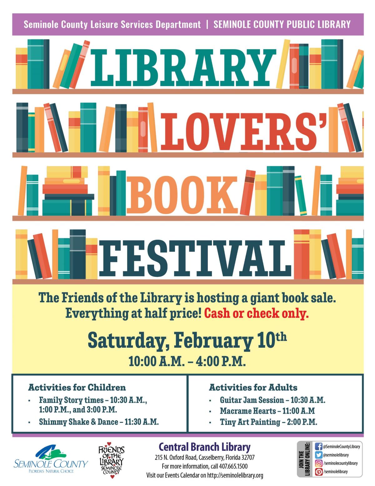 Library Lovers' Book Festival at Central Branch Library