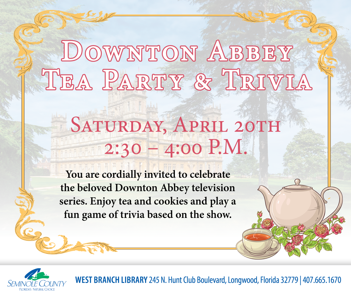 Downton Abbey Tea Party and Trivia