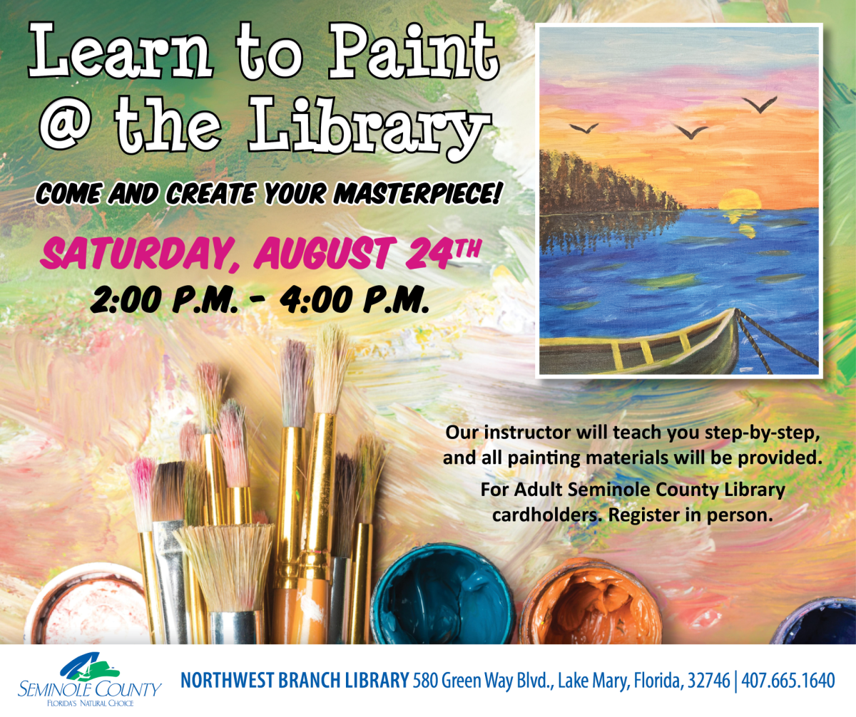 Learn to Paint at the Northwest Branch Library