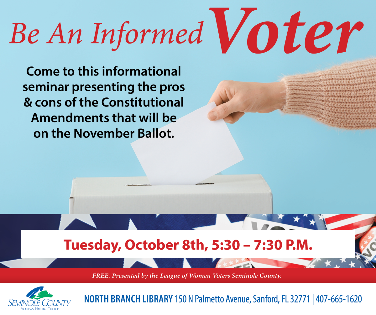 Be An Informed Voter Program Image 