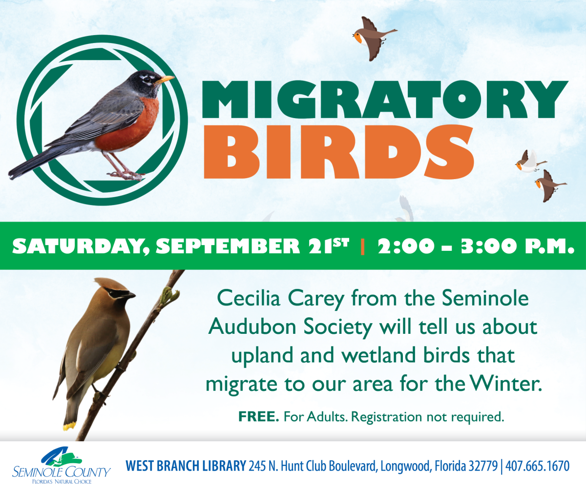 Migratory Birds program at West Branch Library