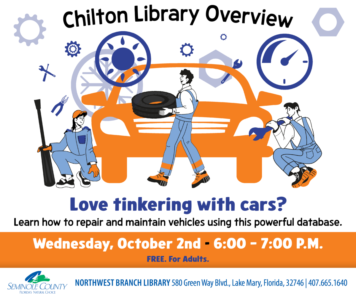 Chilton Library Overview program at Northwest Branch Library