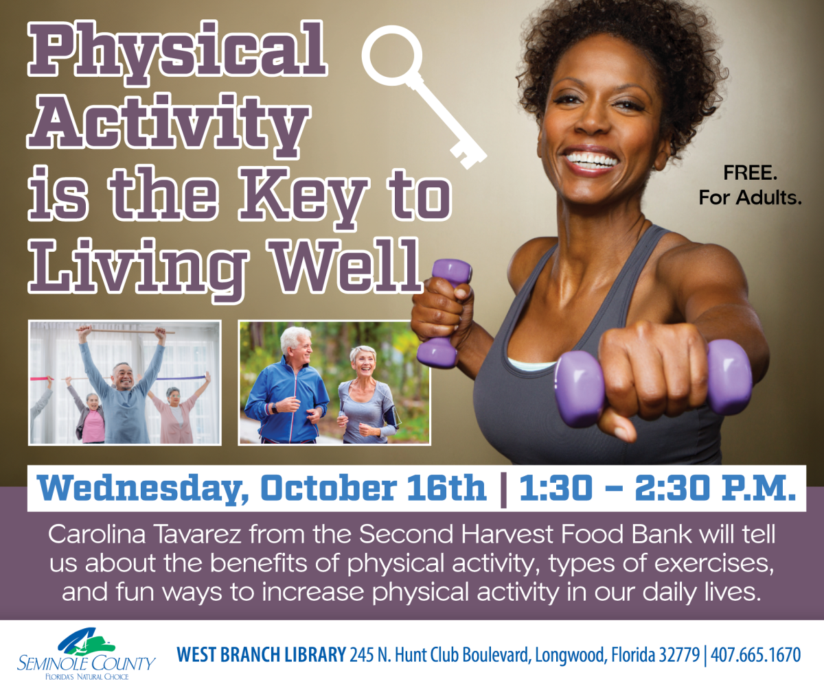 Physical Activity is the Key to Living Well program at West Branch Library