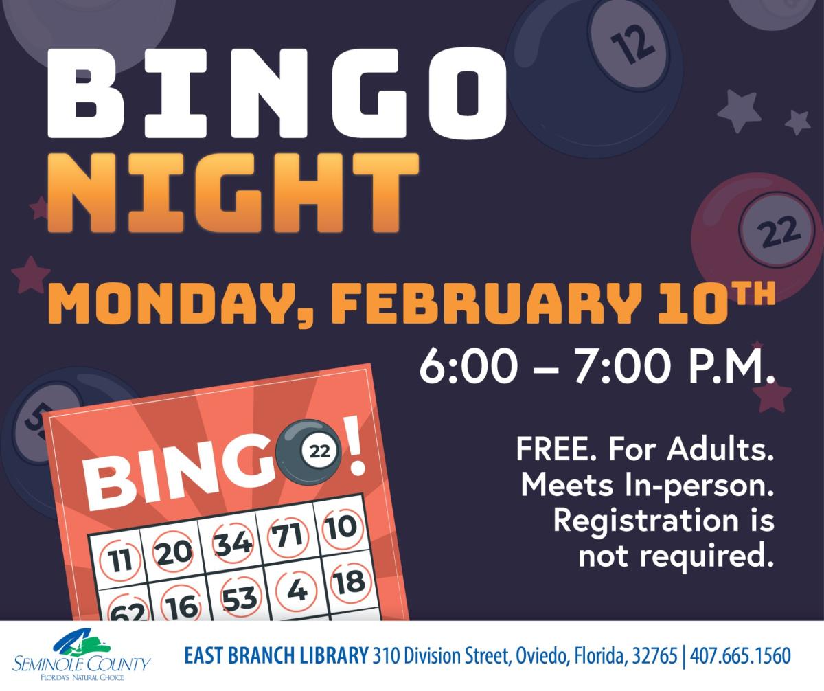 Bingo Night at East Branch Library