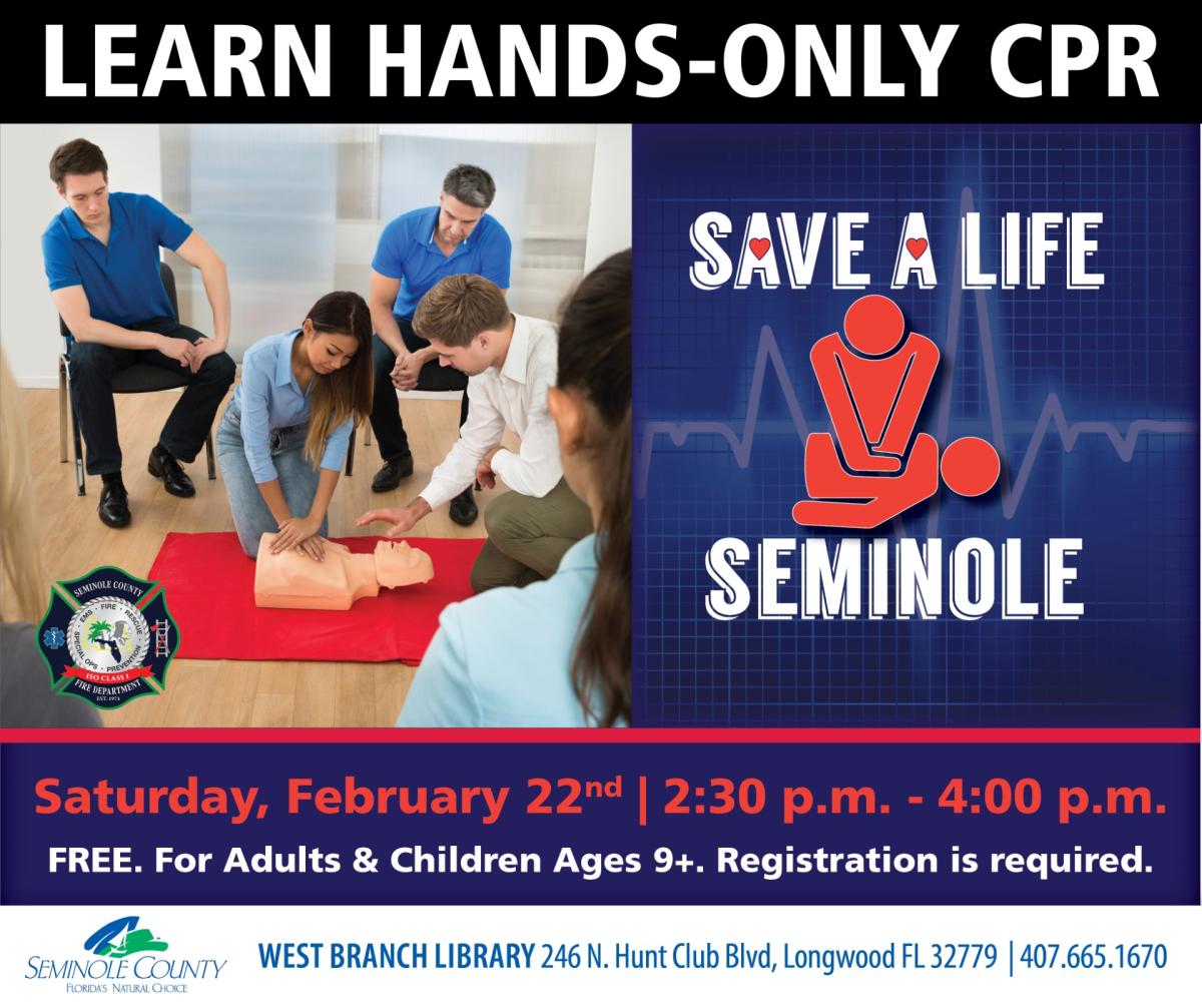 Hands Only CPR Program at West Branch Library