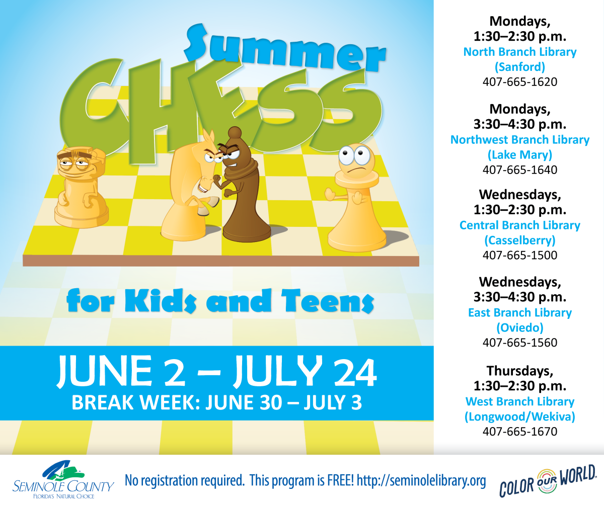 Summer Chess for Kids and Teens