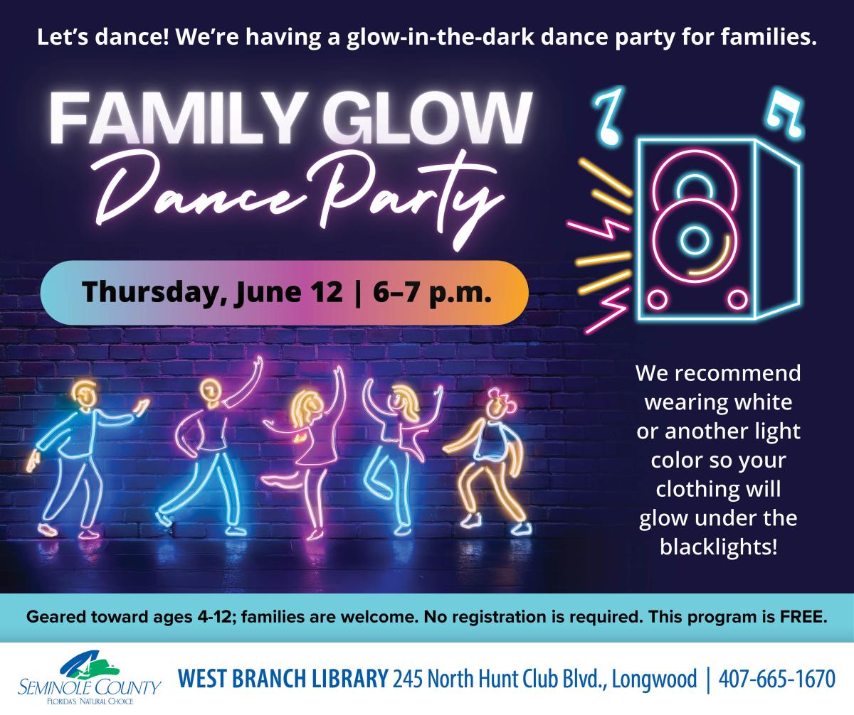 Family Glow Dance Party