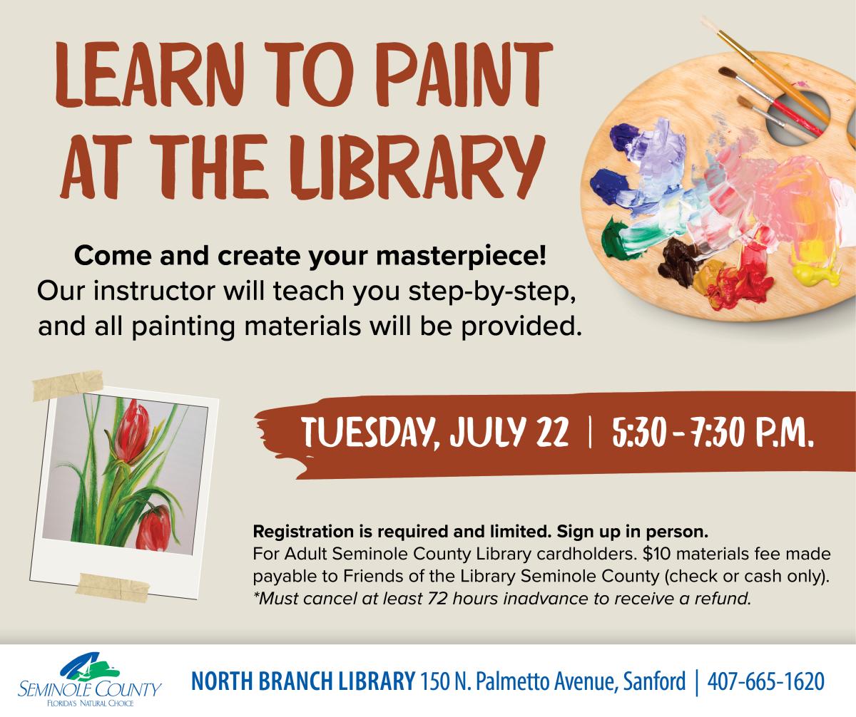 Learn to Paint Flyer