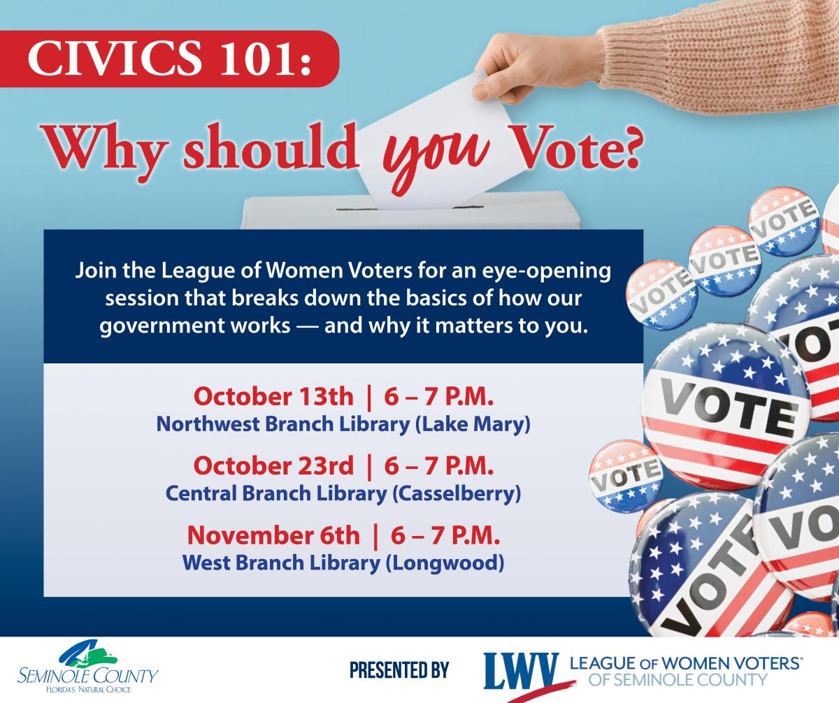 Civics 101 flyer