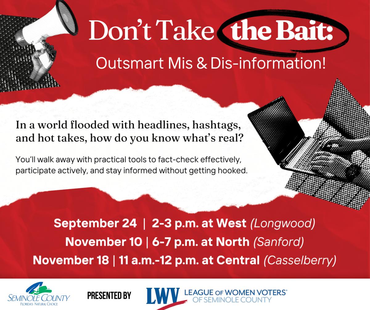 Don't Take the Bait Flyer