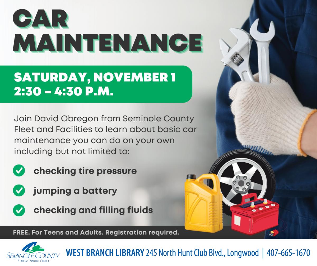 Car Maintenance Flyer