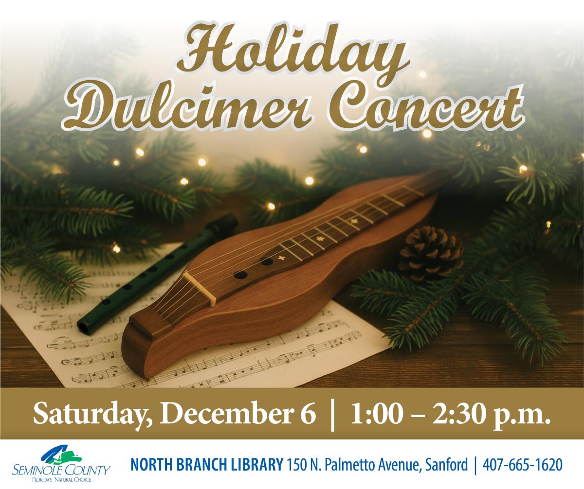 Holiday Dulcimer Concert Flyer